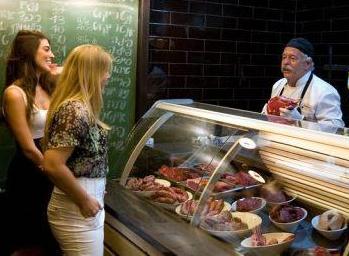 south american cuisine at bariloche butchery restaurant tel aviv choosing cuts of meat south american cuisine at bariloche butchery restaurant tel aviv choosing cuts of meat